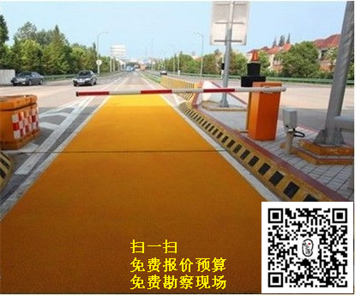扬州高速路收费口防滑路面修补,服务区